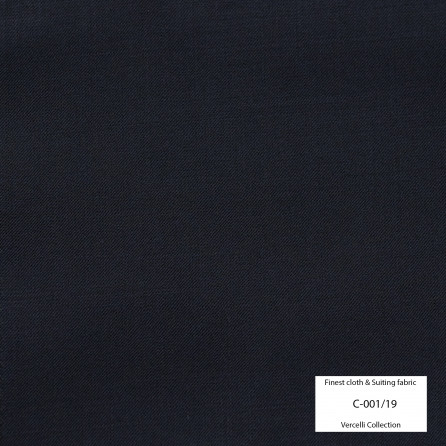 C001/19 Vercelli VIII - 95% Wool - Đen xanh
